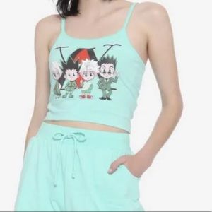 Hunter X Hunter Plus Size 3X Cropped Anime Tank Top